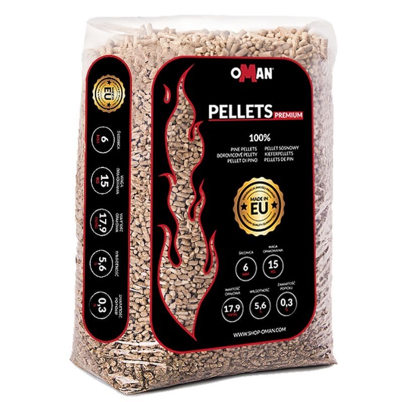Pellet OMAN Premium 6mm 975kg - obrazek 2